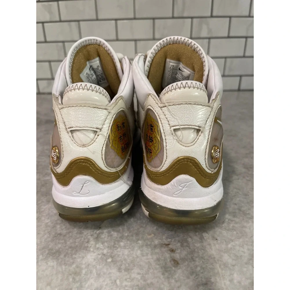Nike Basketball Shoe Kids 4.5Y Gold LeBron 7 Retro China Moon CK0719-100